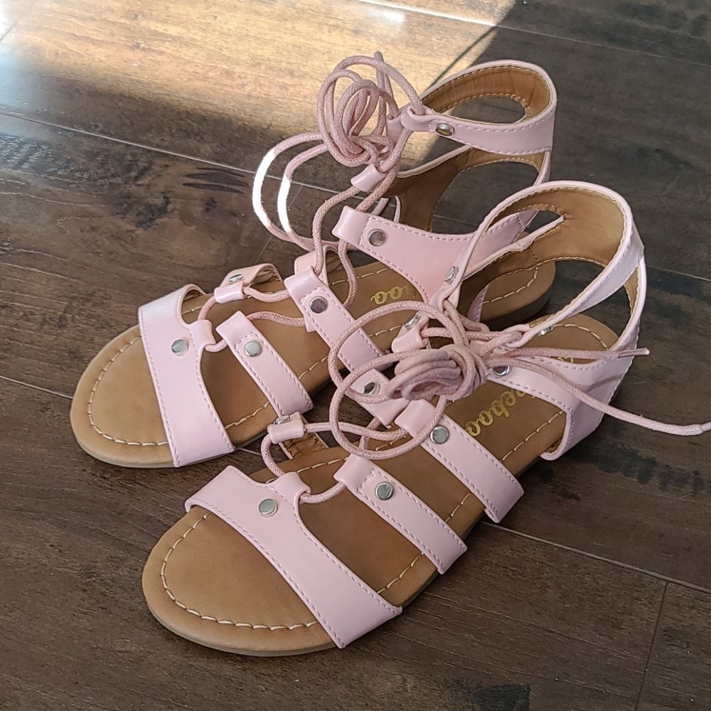 Lace-up Sandals